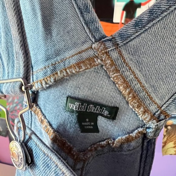 Wild Fable denim overalls - Picture 3 of 4